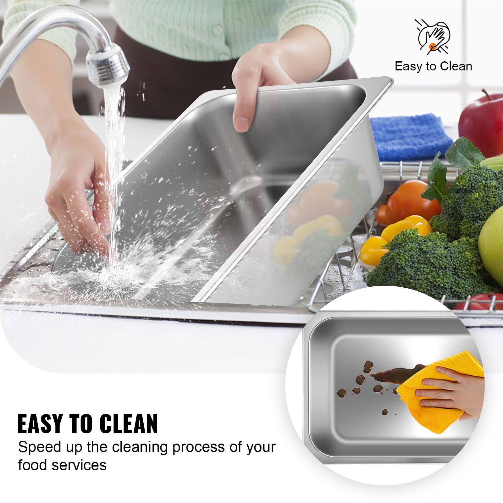 Easy to Clean

EASY TO CLEAN

Speed up the cleaning process of your food services
