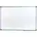 Alt View 16. Floortex - Viztex Lacquered Steel Magnetic Dry Erase Board with an Aluminium Frame - 36'' x 48'' - White.
