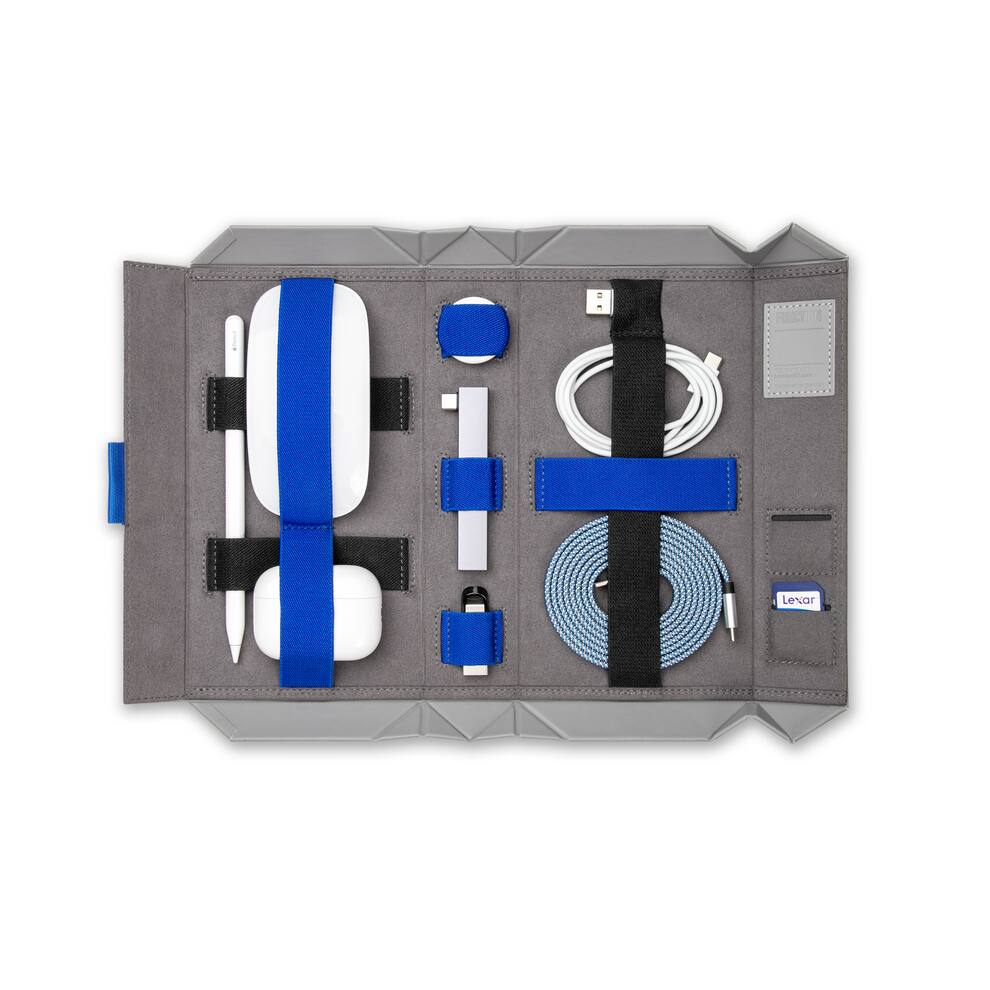 Left. Function 101 - BentoPack Tech Organizer Gray - Gray.