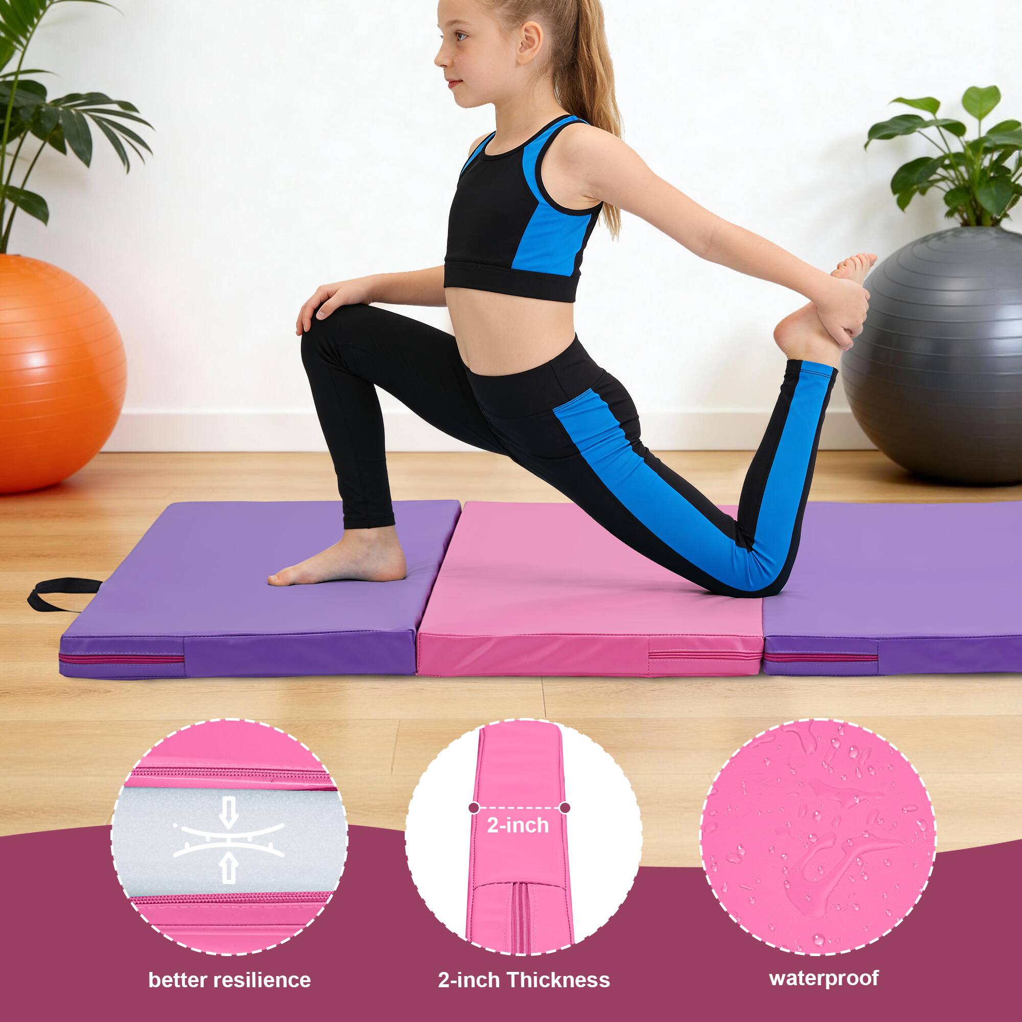 - 2-inch Thickness
- better resilience
- waterproof