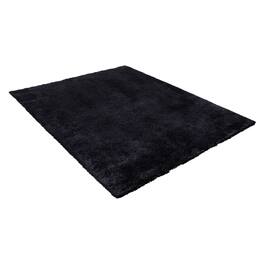 VEVOR - Indoor Plush Area Rugs, 8 x 10 ft Soft Plush Carpet, Furry Shag Area Rugs for Living Room, Bedroom, Sunroom - Black