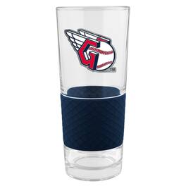 Great American Products - Cleveland Indians 22oz. Pilsner Glass with Silicone Grip - Blue