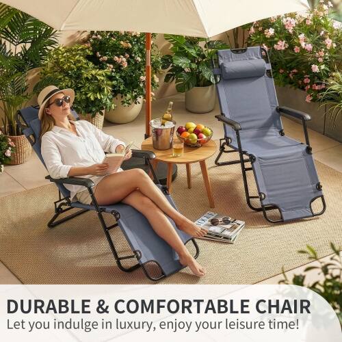 DURABLE & COMFORTABLE CHAIR  
Let you indulge in luxury, enjoy your leisure time!