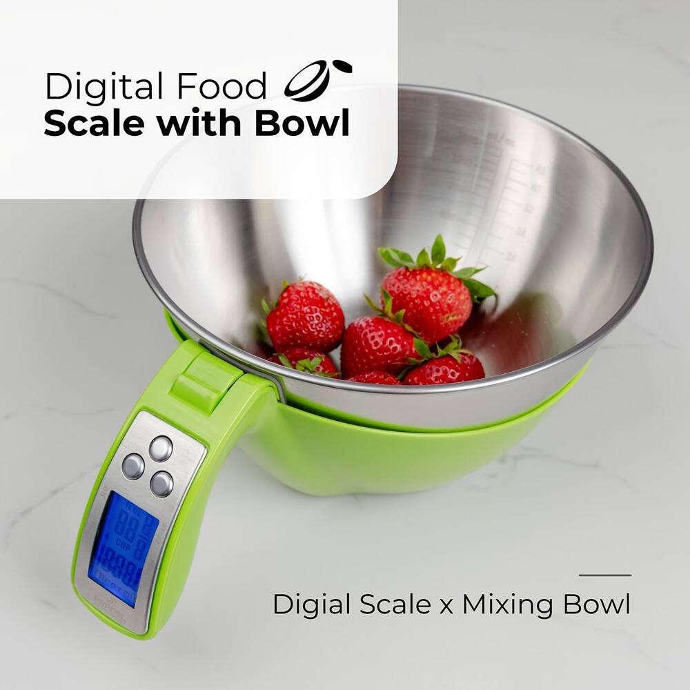 Digital Food Scale with Bowl

Digital Scale x Mixing Bowl