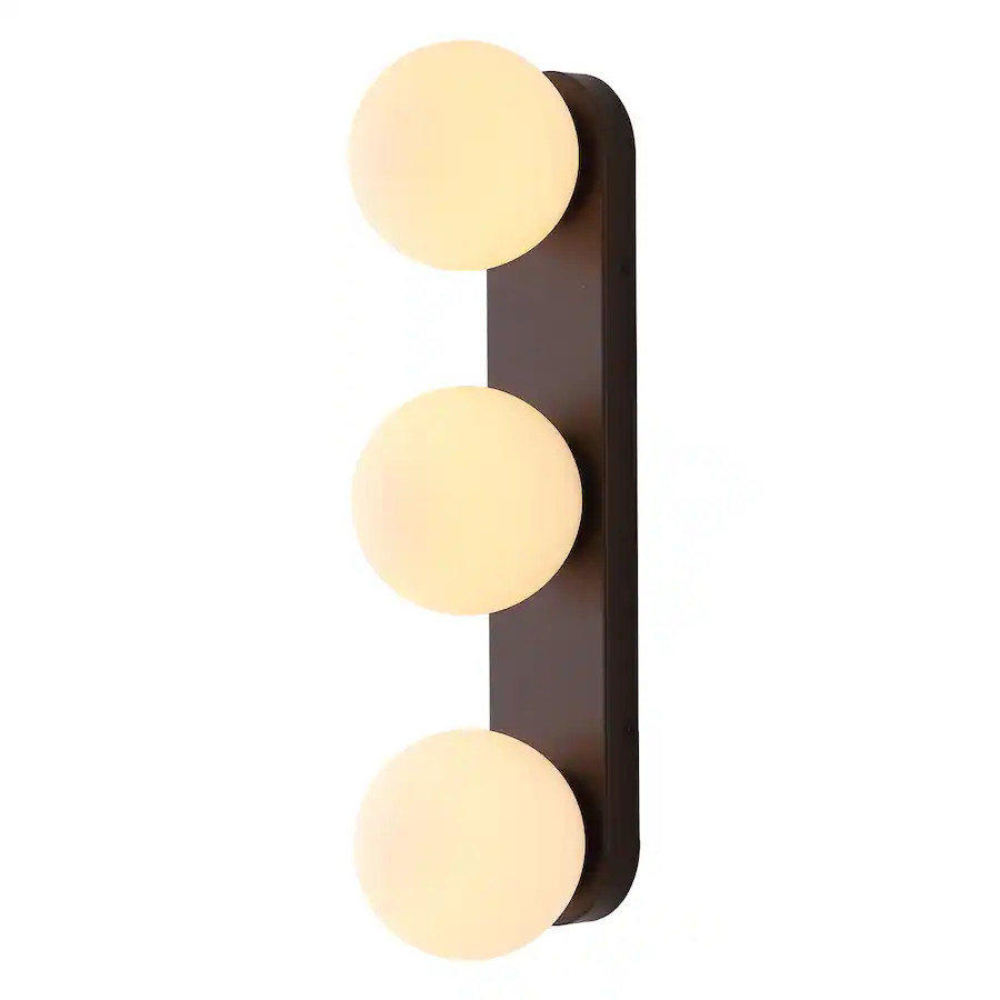 Jonathan Y Knox 23.25" 3 Light Oil Rubbed Bronze Mid Century Modern ...