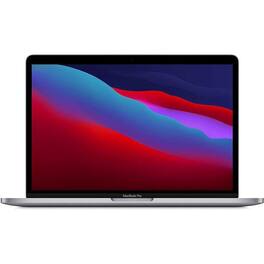 Apple - Refurbished Excellent - MacBook Pro 13-Inch "M1" 8 CPU/8 GPU 8 GB - 512 GB SSD Bundle with Keyboard Cover and Case - Gray