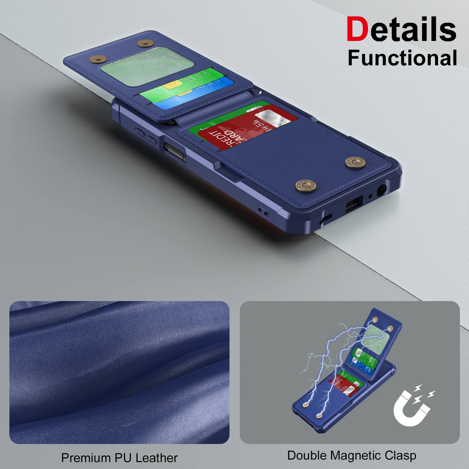 2106 JaTE 25049495 $495

Details Functional

Premium PU Leather

Double Magnetic Clasp