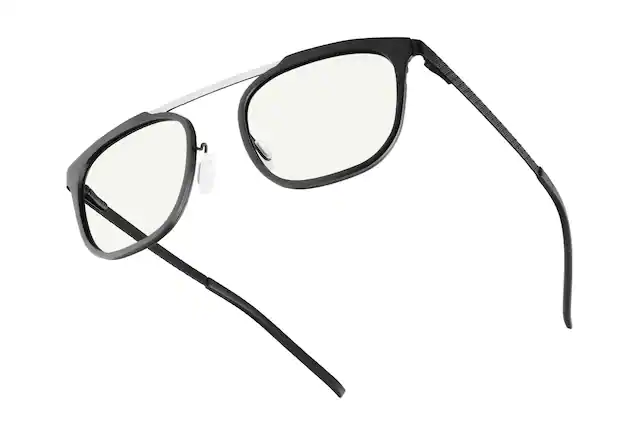 Front. GUNNAR - GUNNAR Computer Glasses - Pismo, Onyx Gold, Clear Pro Lens - Blue Light Blocking, For Graphic Designers/Photographers - Onyx/Silver.