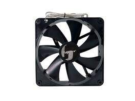 Bluegears - b-Blaster 140mm 2 Ball High Speed 1800 RPM with Extreme Airflow of 103 CFM. 3 pin 3 wires fan - Black
