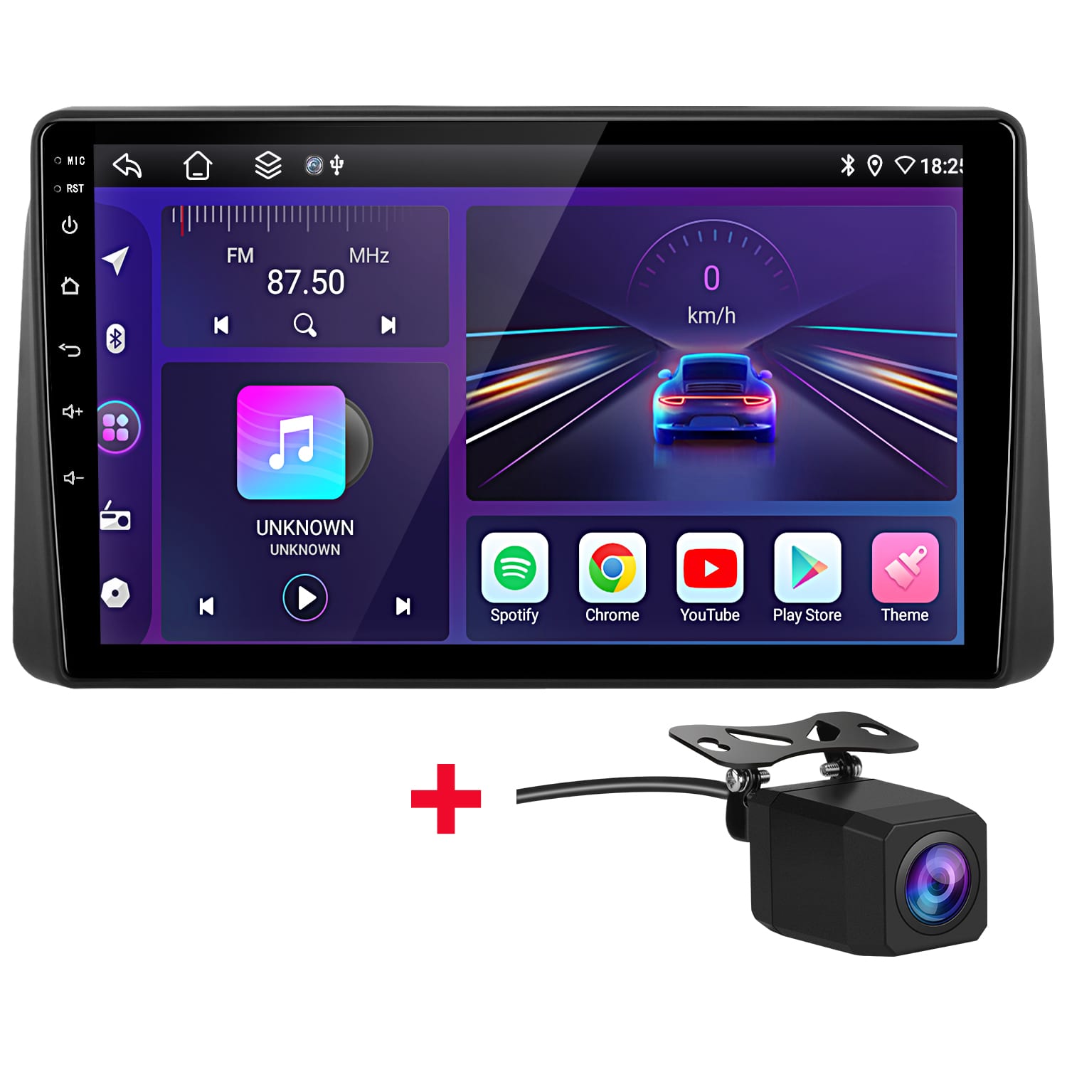 Junsun - Backup Camera 6+128G carplay Car Stereo Radio GPS Navi For Chrysler Town&Country 2011-16 For Dodge Grand Caravan 08-2020 - Black