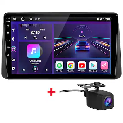 NIC RST 18:21 FM MHz 87.50 0 km/h UNKNOWN UNKNOWN Spotify Chrome YouTube Play Store Theme