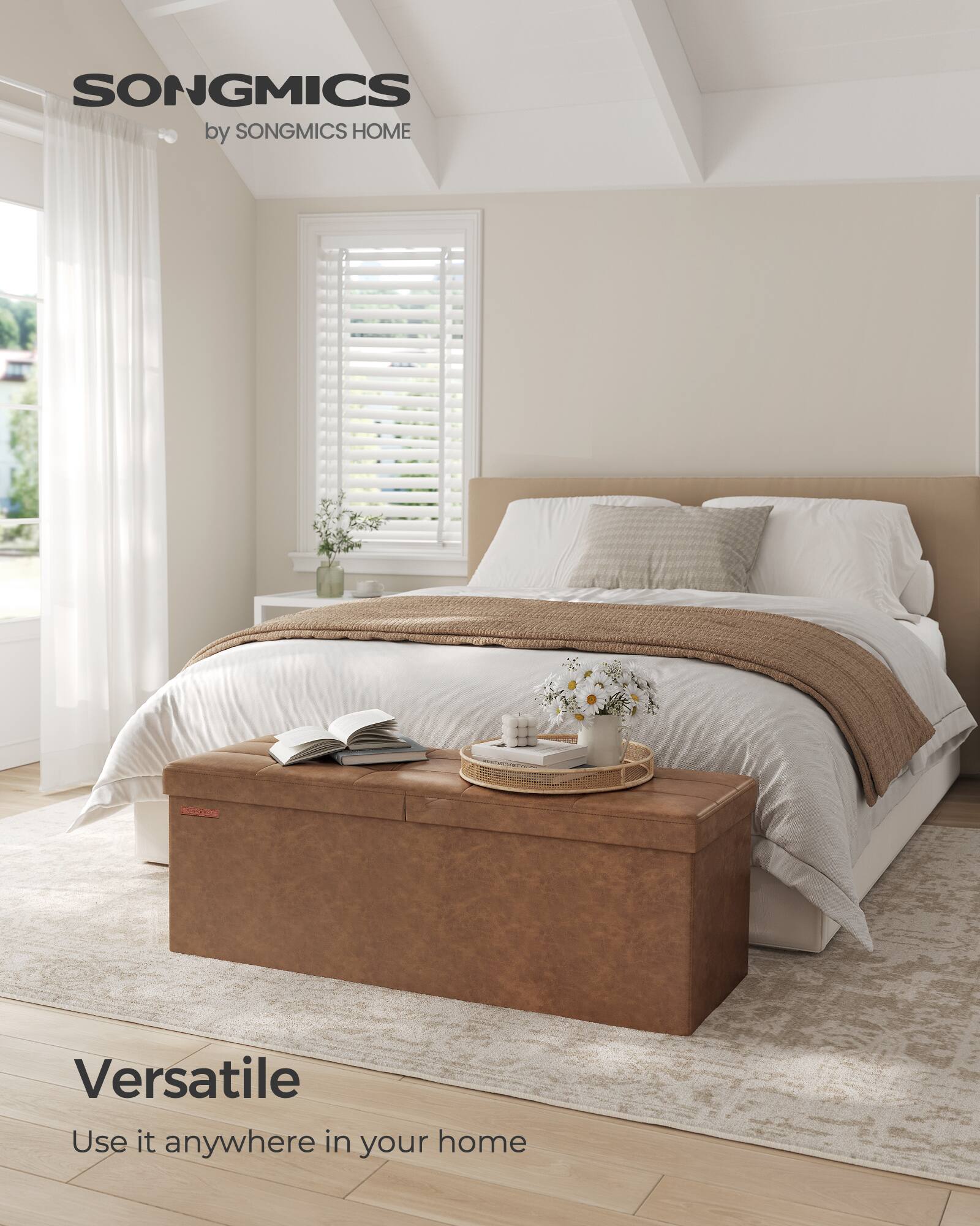 SONGMICS  
by SONGMICS HOME  

Versatile  
Use it anywhere in your home