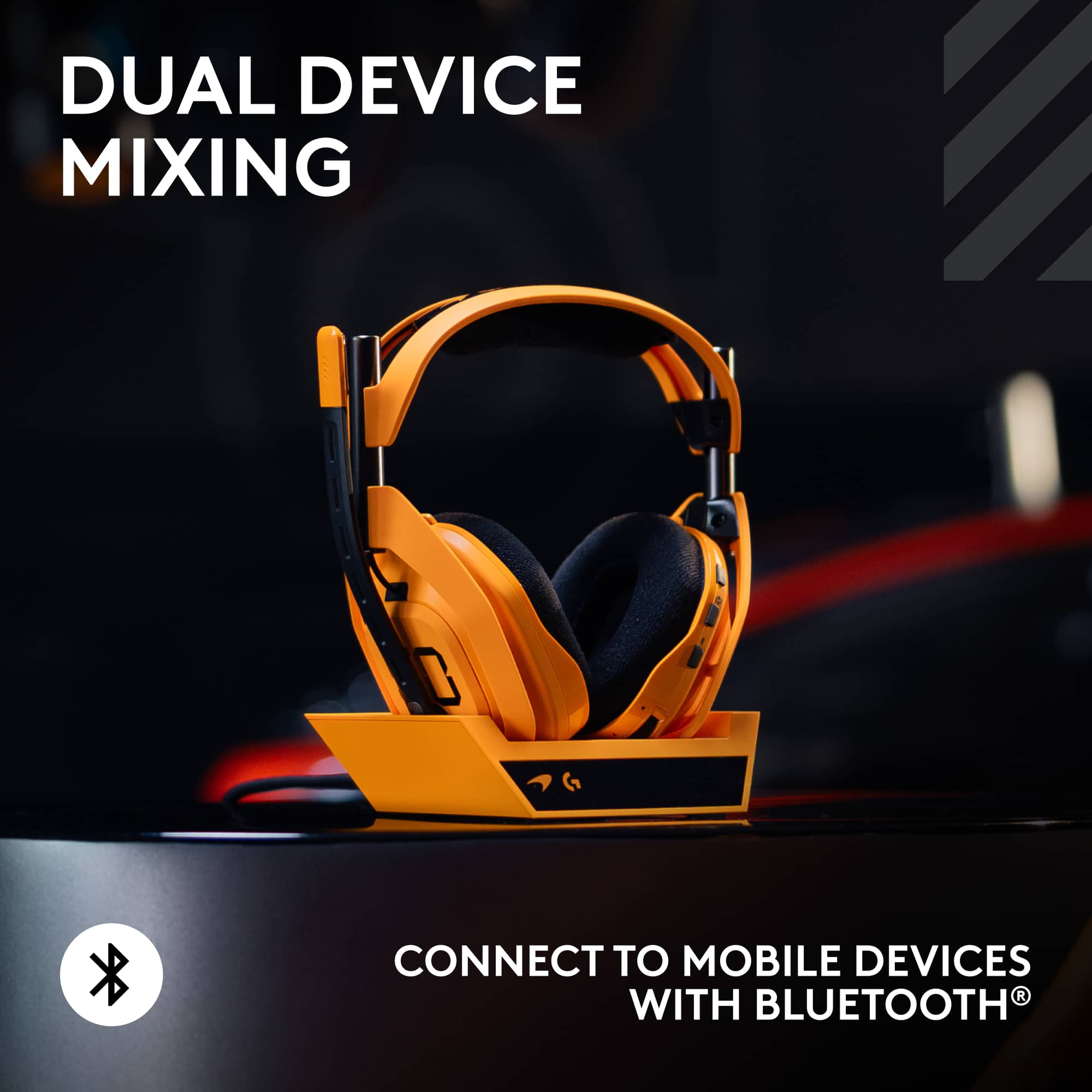 DUAL DEVICE MIXING
CONNECT TO MOBILE DEVICES WITH BLUETOOTH®