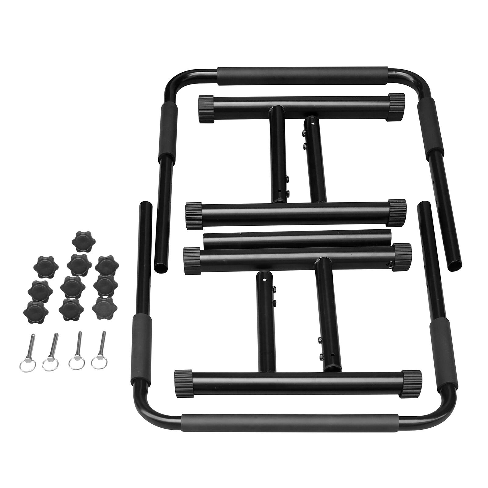 Alt View 1. Anysun - Adjustable Dip Station & Pull Up Bar - Heavy Duty Steel Parallel Bars for Home Gym Strength Training - Black.