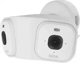 Blink - Arc – Hard Wired Panoramic Vision, 180° coverage, Mini 2K+ dual-camera security, single power source – 2 cameras - White