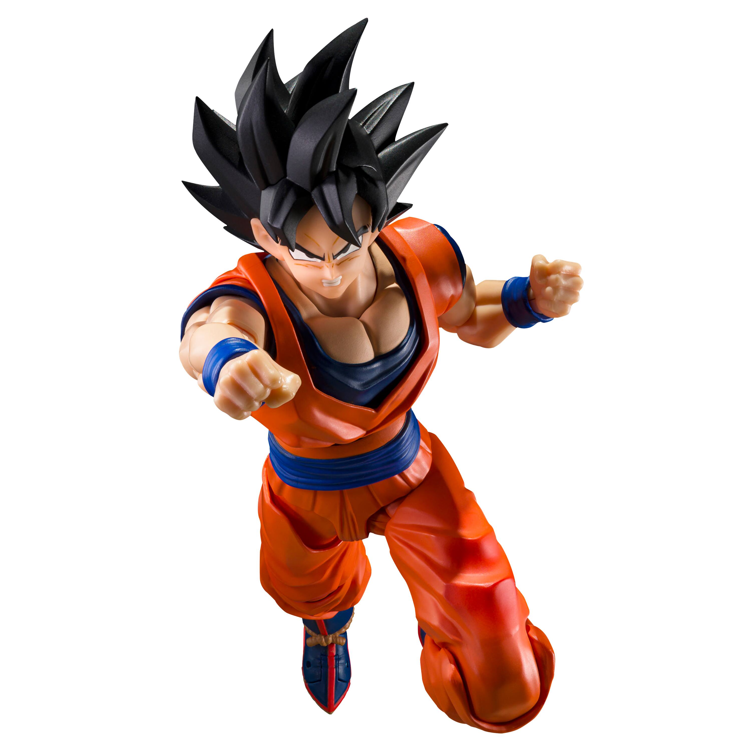 Alt View 4. Bandai - 5.5" Son Goku (The Kind-Hearted Saiyan) - Dragon Ball Z - Tamashii Nations S.H.Figuarts.