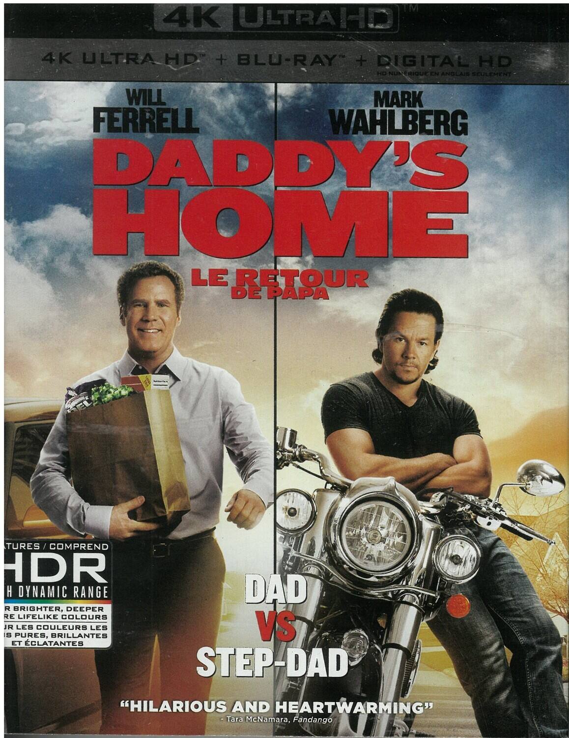 Alt View 1. Daddy’s Home   - 4K Blu-Ray.