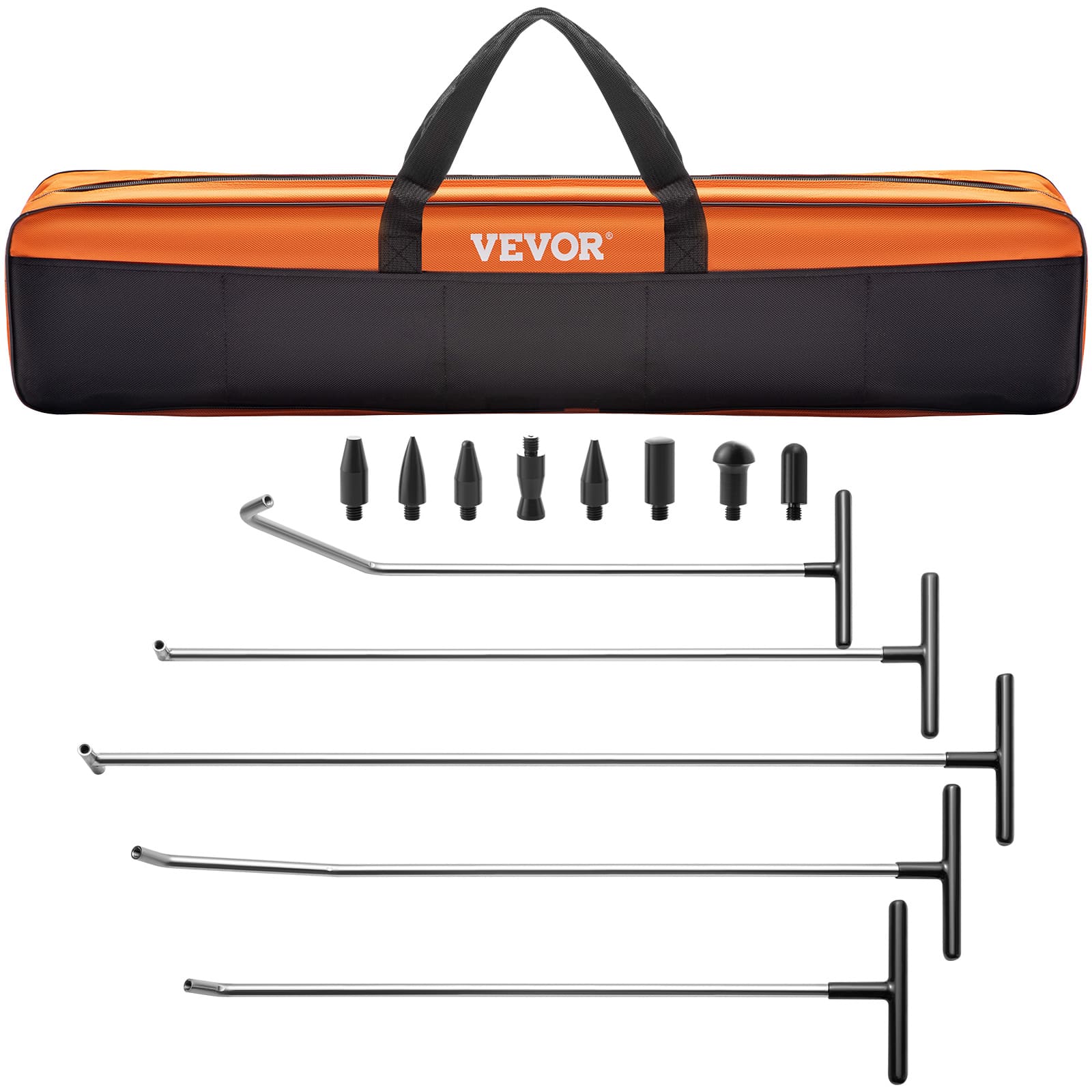 VEVOR - Rods Dent Removal Kit, 13 Pcs Paintless Dent Repair Tool, 5 Pcs Stainless Steel Dent Rods, 8 Pcs Tapper Heads price history on PriceWatchPro