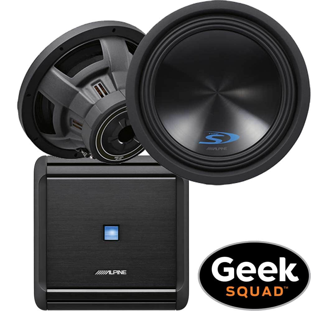 geek squad subwoofer installation