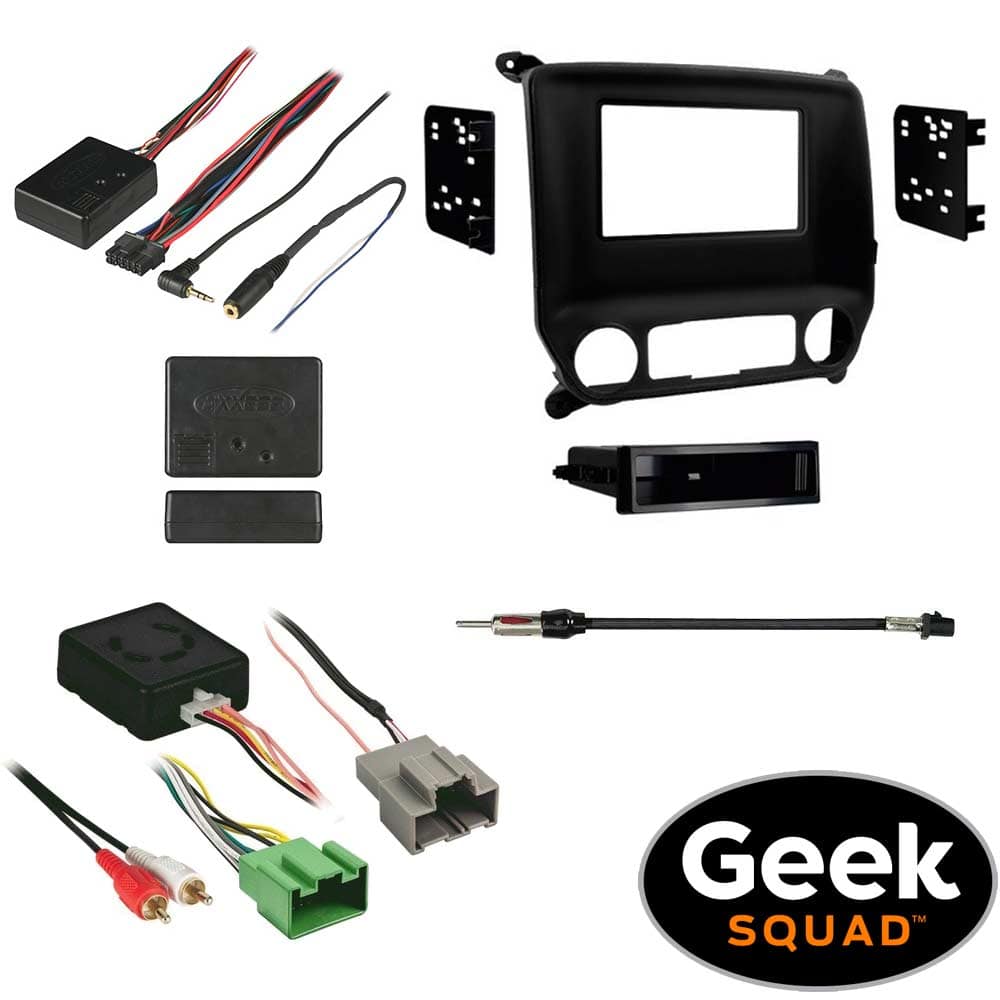 Geek Squad® Double DIN Receiver Installation Package for 2014–2015 GMC ...