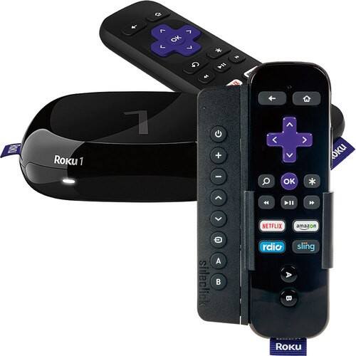 Best Buy Roku 1 Streaming Player and Sideclick Universal Remote