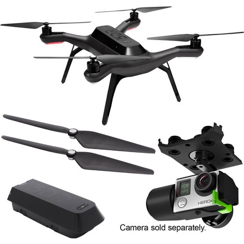 3DR Solo Drone with Gimbal, Rechargeable Battery and Extra Propellers