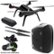 Front Standard. 3DR Solo Drone with Gimbal, Rechargeable Battery, Extra Propellers and Backpack.
