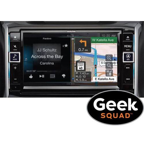 Best Buy Alpine 9" InDash CD/DVD/DM Receiver with Builtin GPS and Geek Squad® Advanced In