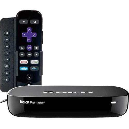 Premiere+ Streaming Media Player & Sideclick Universal Remote for Roku Package-Front_Standard