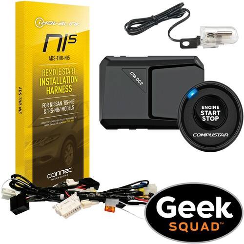 Best Buy RS1BDC2 1Way Remote Starter Kit & Tilt Switch for Select