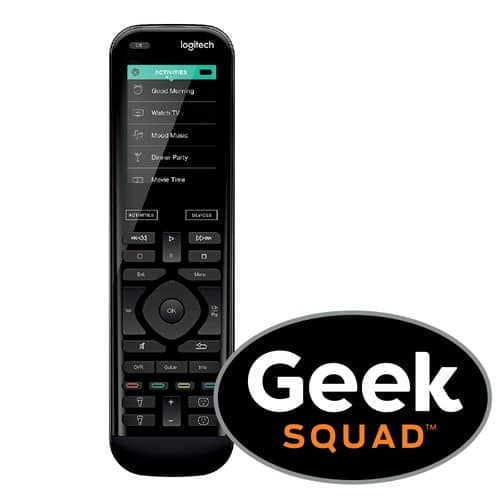 Logitech Harmony Elite Universal Remote with Geek Squad ® Remote Control Programming-Front_Standard