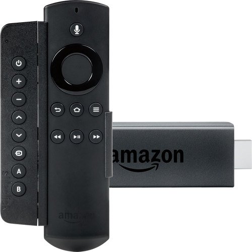 Amazon - Fire TV Stick & Sideclick Universal Remote Attachment Package - Front Zoom