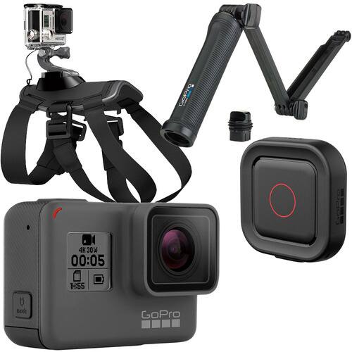 GoPro Pets Bundle HERO5 Black 4K Action Camera with 3Way Mount