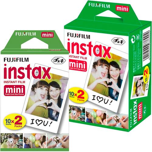 Two 2-Packs of Fujifilm instax mini Instant Color Film-Front_Standard