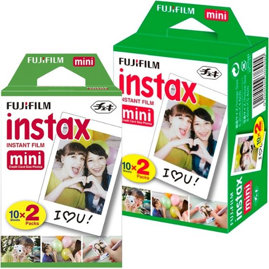 Fujifilm - Two 2-Packs of Fujifilm instax mini Instant Color Film - Front_Zoom