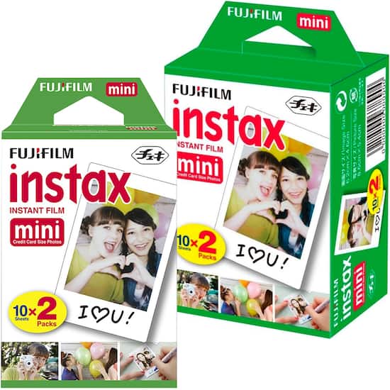Fujifilm - Two 2-Packs of Fujifilm instax mini Instant Color Film - Front_Zoom