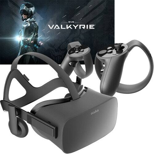 Rift Virtual Reality Headset, Touch Wireless Controllers & EVE: Valkyrie Game Package-Front_Standard