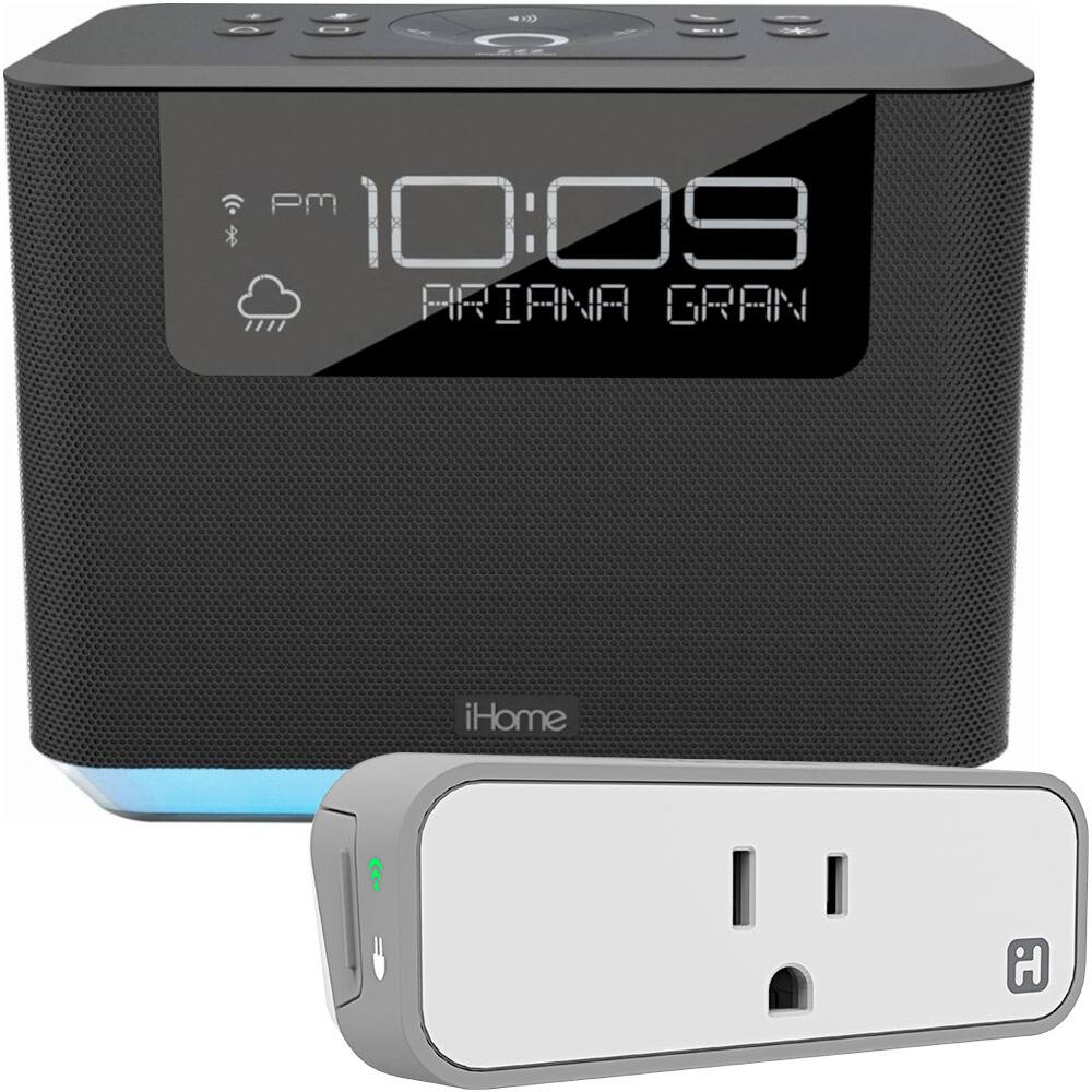 ihome smart alarm clock with alexa voice assistant