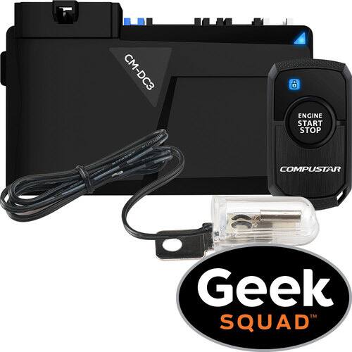 CompuStar 1-Button Remote Starter T-Harness Kit (2nd Gen) Black RS1B