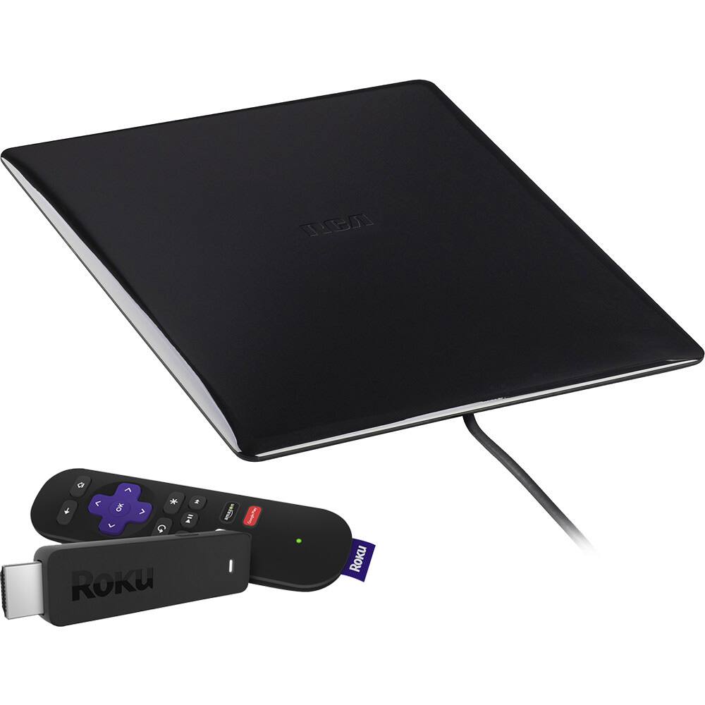 Best Buy Roku Streaming Stick and RCA Multidirectional Indoor HDTV Antenna