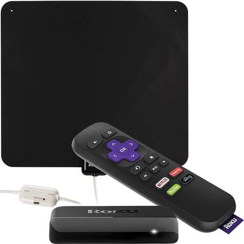 Express Streaming Media Player with TERK Ultrathin Indoor HDTV Antenna-Front_Standard