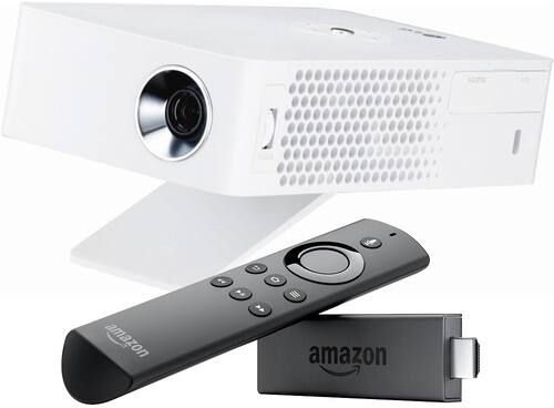 PH30JG 720p Wireless DLP Projector & Amazon Fire TV Stick with Alexa Voice Remote Package-Front_Standard