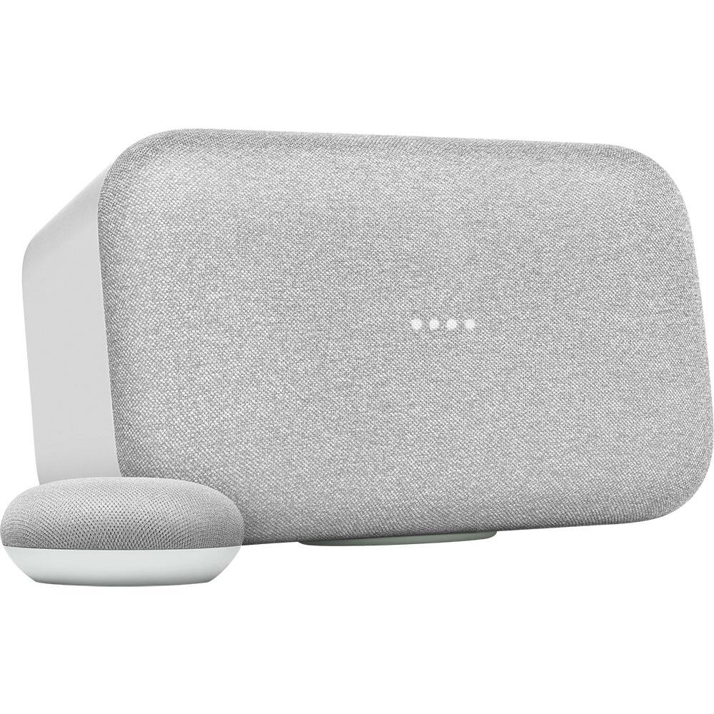 Best Buy: Home Max in Chalk & Google Home Mini in Chalk Package