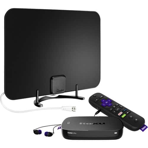 Ultra Streaming Media Player & Rocketfish™ Ultra Thin HDTV Antenna Package-Front_Standard