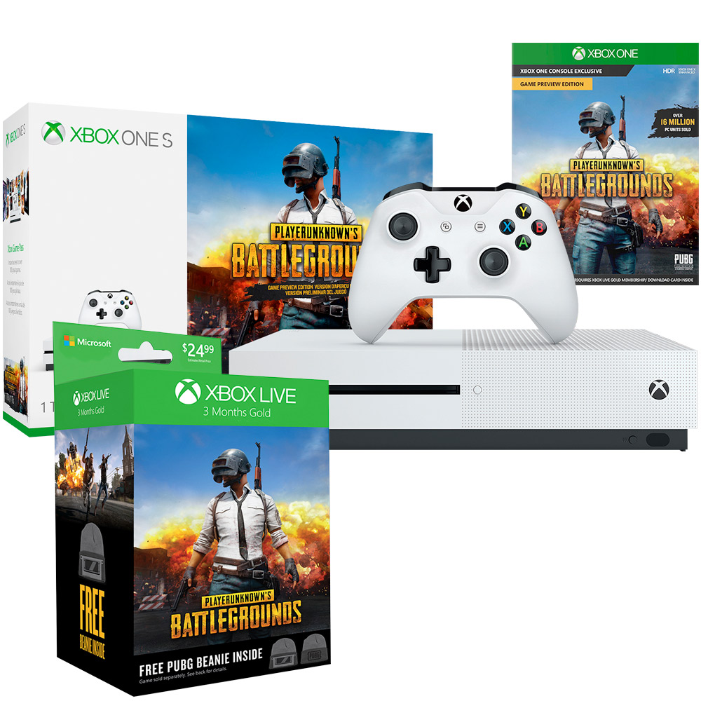 Best Buy: Microsoft Xbox One S Bundle with 3-Month Xbox Live Gold ...