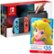Front Zoom. Switch 32GB Console with Neon Red/Neon Blue Joy-Con Controllers and $35 Nintendo eShop Gift Card Package.