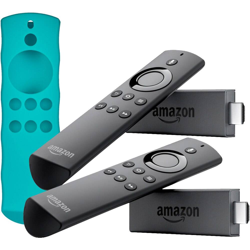 Amazon Two Fire TV Stick Streaming Media Players with Alexa Voice