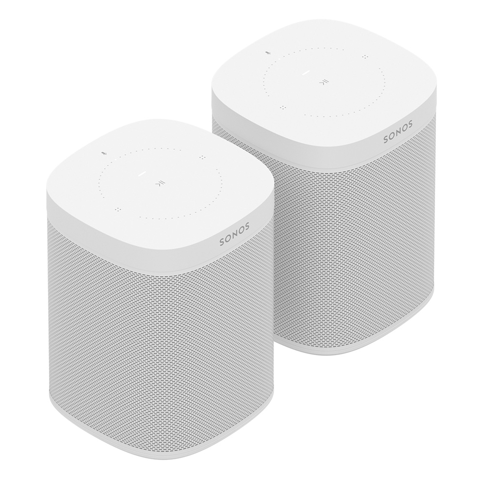 Best Buy: Two-Room Set with Two Sonos One Smart Speakers Featuring 