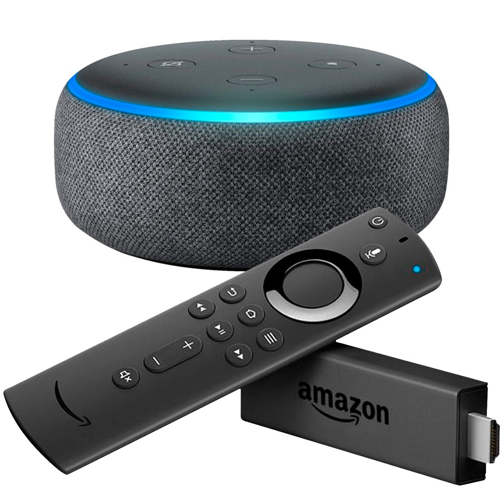 Best Buy: Fire TV Stick Streaming Media Player with Alexa Voice Remote &  Echo Dot (3rd Gen) Charcoal