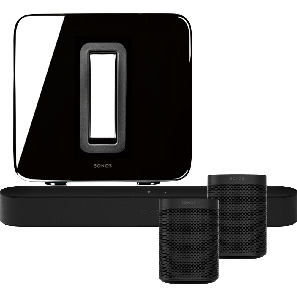 Best Buy: Beam, Sub & 2 One SL Speakers Black